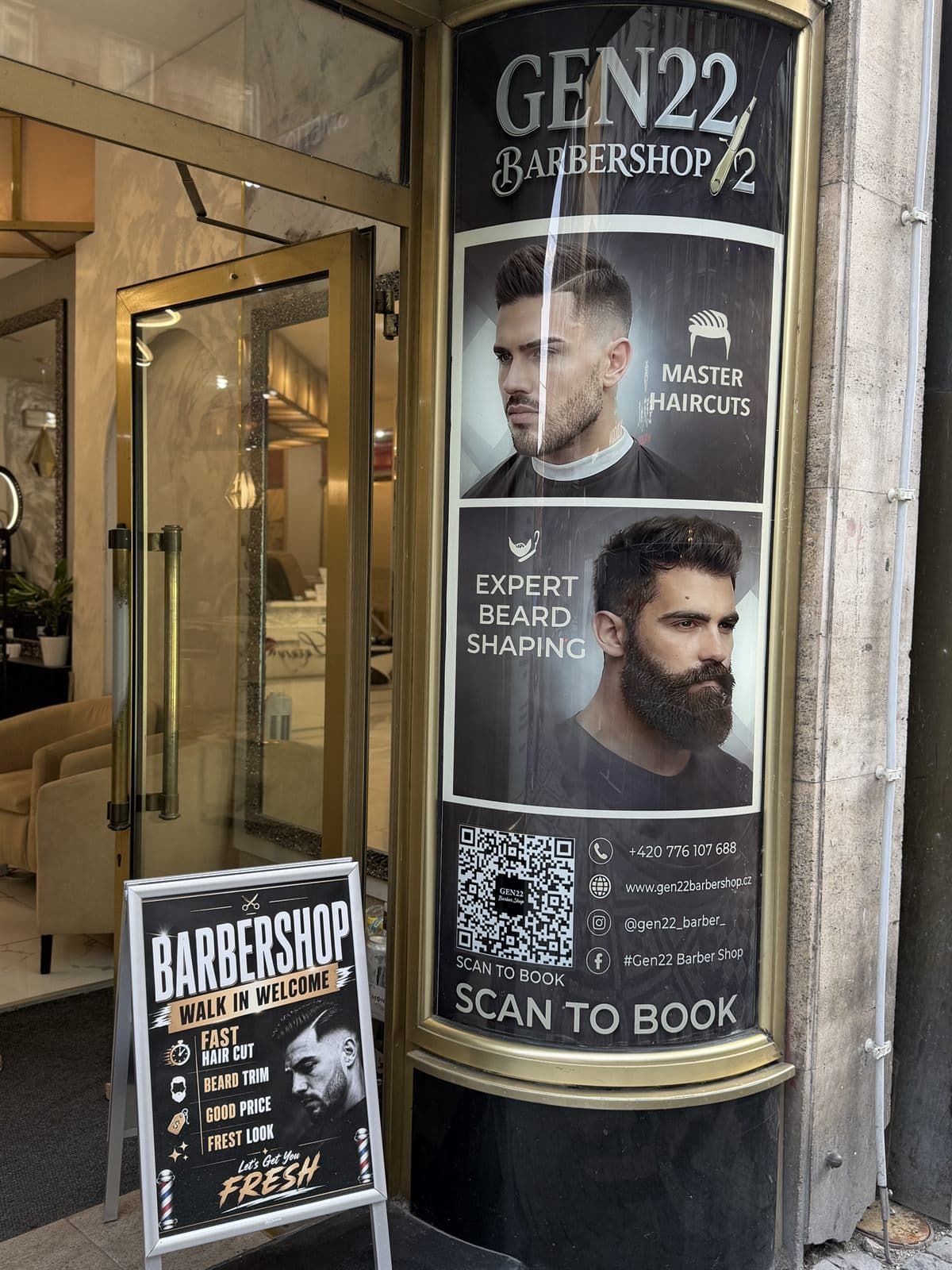 GEN22 BarberShop – Vodičkova, Praha 1